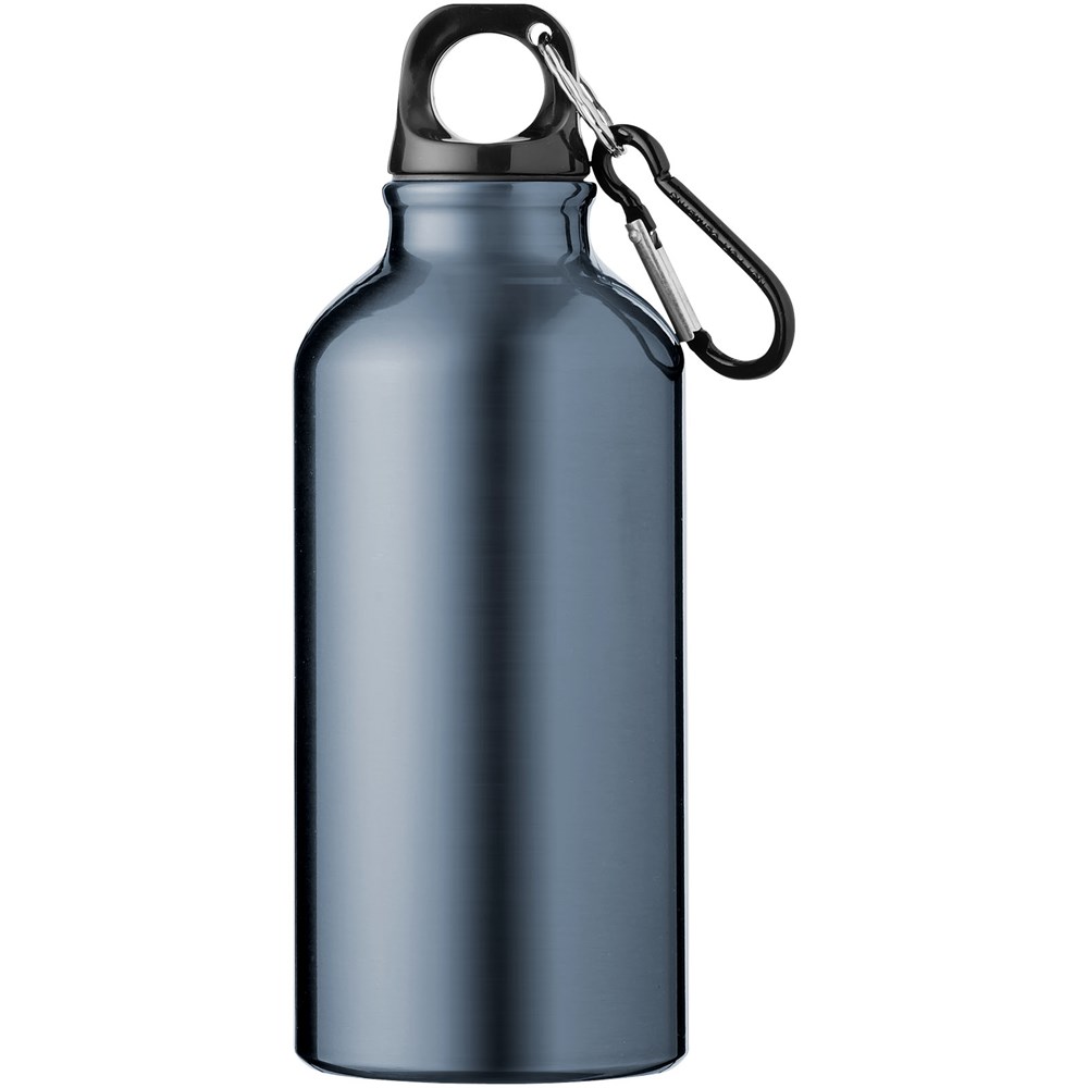 Oregon 400 ml Aluminium Trinkflasche mit Karabinerhaken