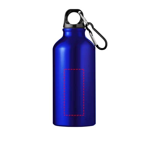 Oregon 400 ml Aluminium Trinkflasche mit Karabinerhaken