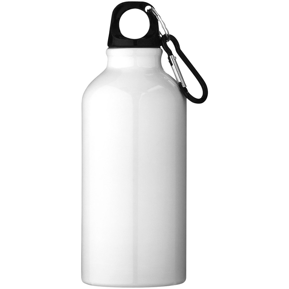 Oregon 400 ml Aluminium Trinkflasche mit Karabinerhaken