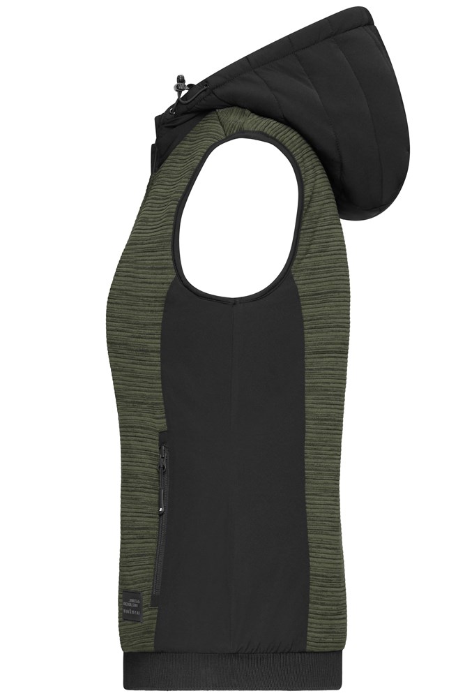 Ladies' Padded Hybrid Vest