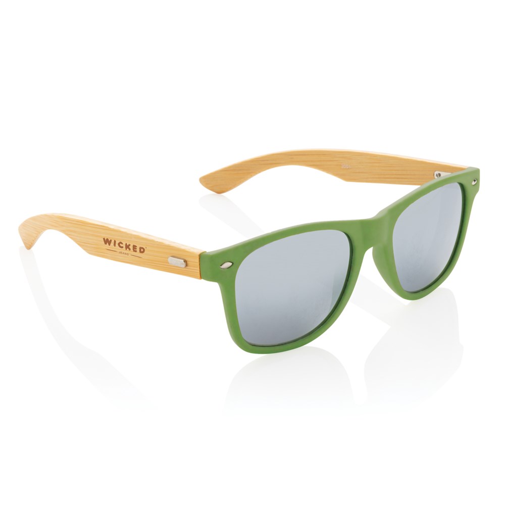 Sonnenbrille aus Bambus und RCS recyceltem Kunststoff