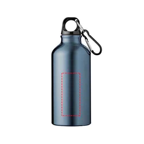 Oregon 400 ml Aluminium Trinkflasche mit Karabinerhaken