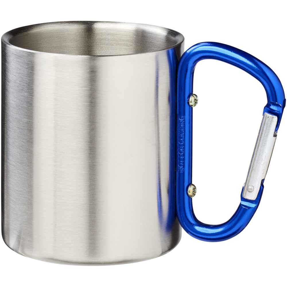Alps 200 ml Isolierbecher mit Karabinergriff - blau