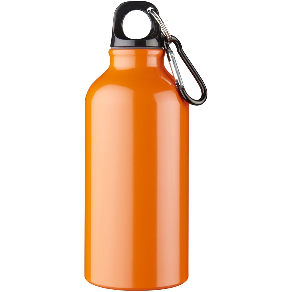 Oregon 400 ml Aluminium Trinkflasche mit Karabinerhaken