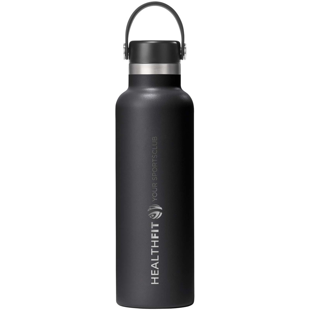 Hydro Flask Standard Mouth 621 ml isolierte Edelstahl Trinkflasche mit Strohhalmverschluss