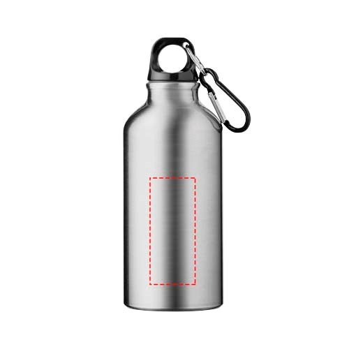 Oregon 400 ml Aluminium Trinkflasche mit Karabinerhaken