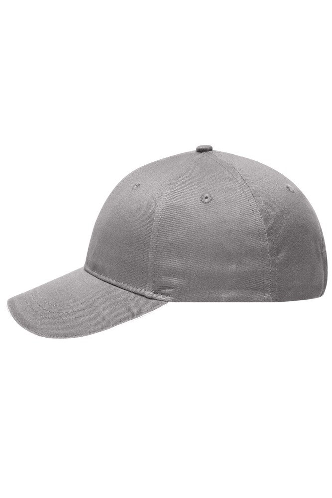 6 Panel Brushed Sandwich Cap