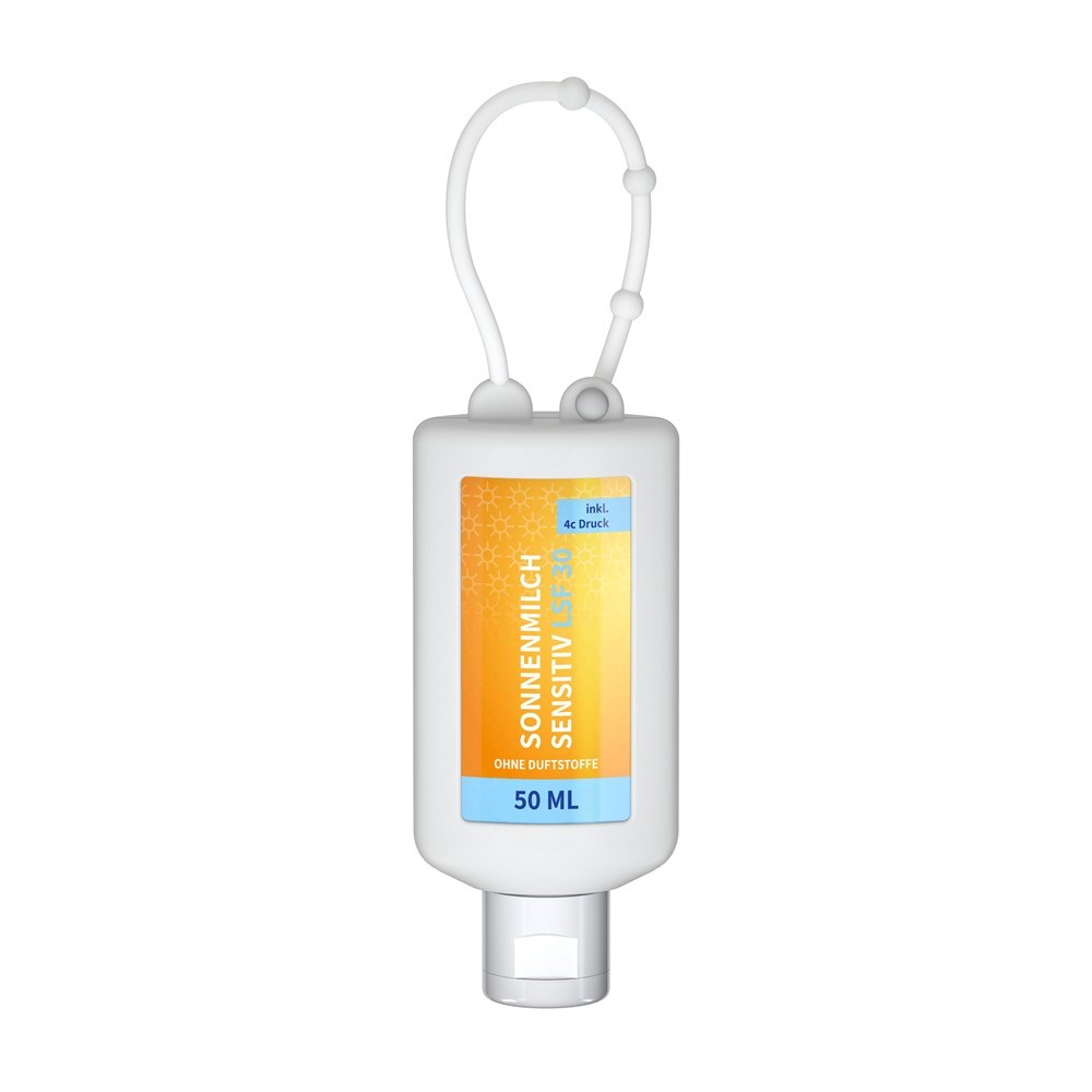 Sonnenmilch LSF 30 (sens.), 50 ml Bumper (frost), Body Label (R-PET)