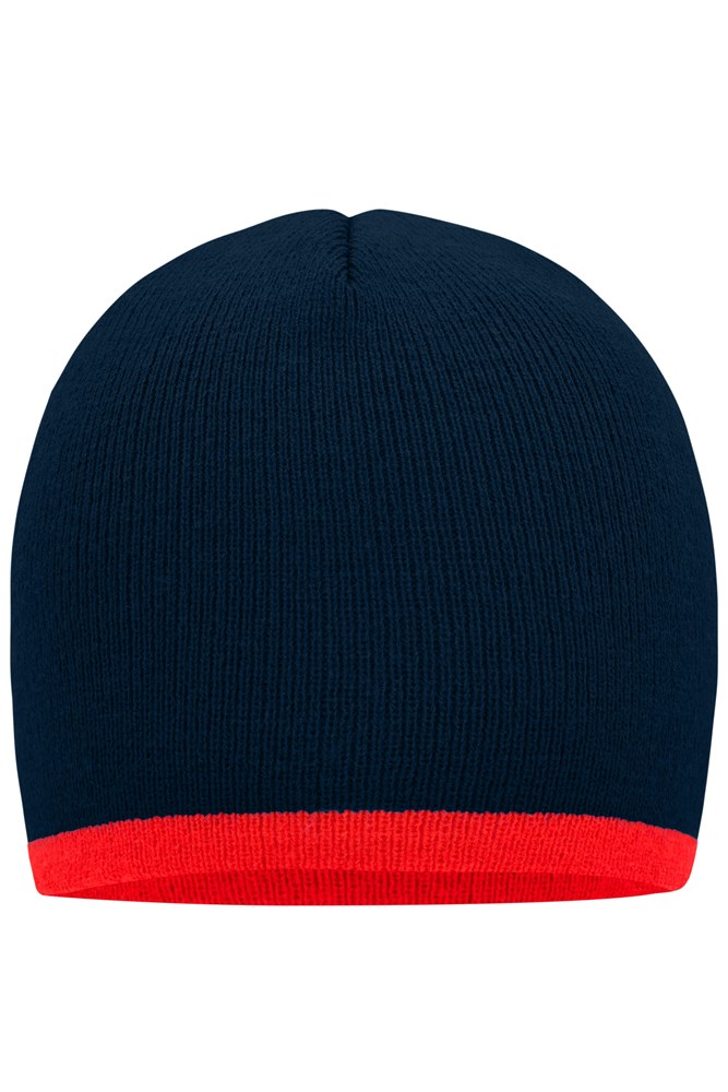 Beanie with Contrasting Border