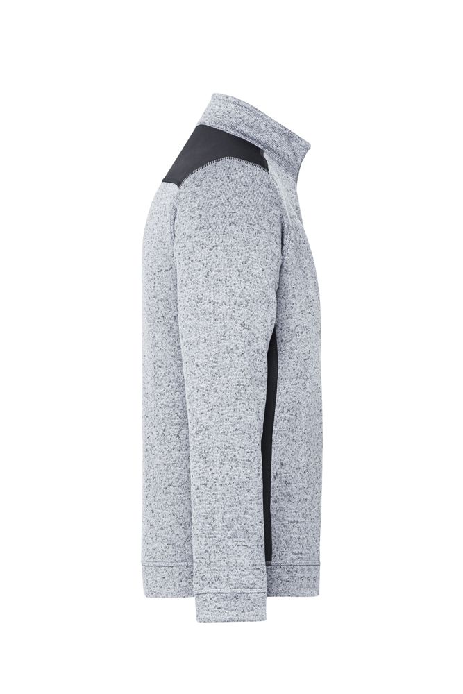 Men's Knitted Workwear Fleece Half-Zip - STRONG -
