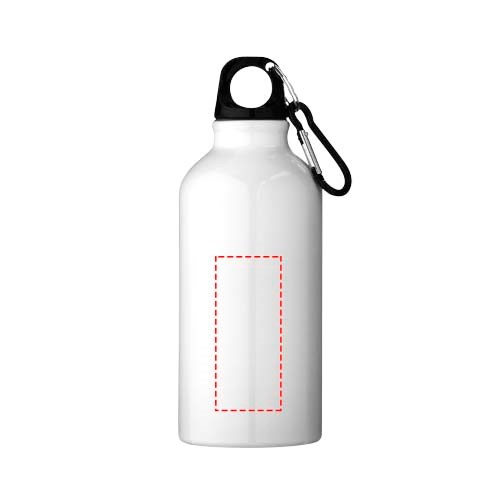 Oregon 400 ml Aluminium Trinkflasche mit Karabinerhaken