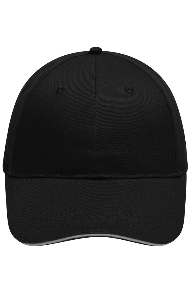 6 Panel Brushed Sandwich Cap