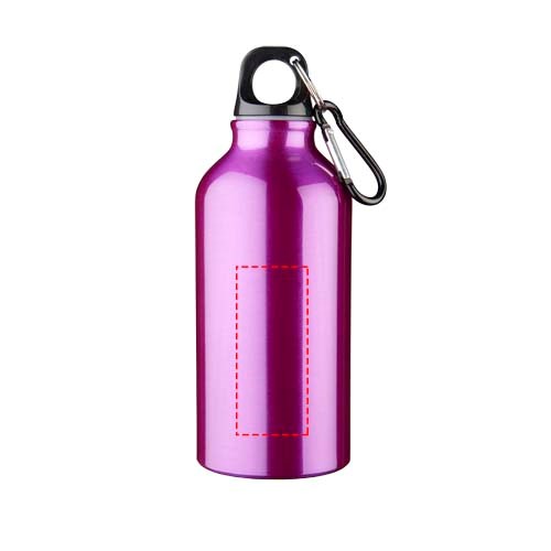 Oregon 400 ml Aluminium Trinkflasche mit Karabinerhaken