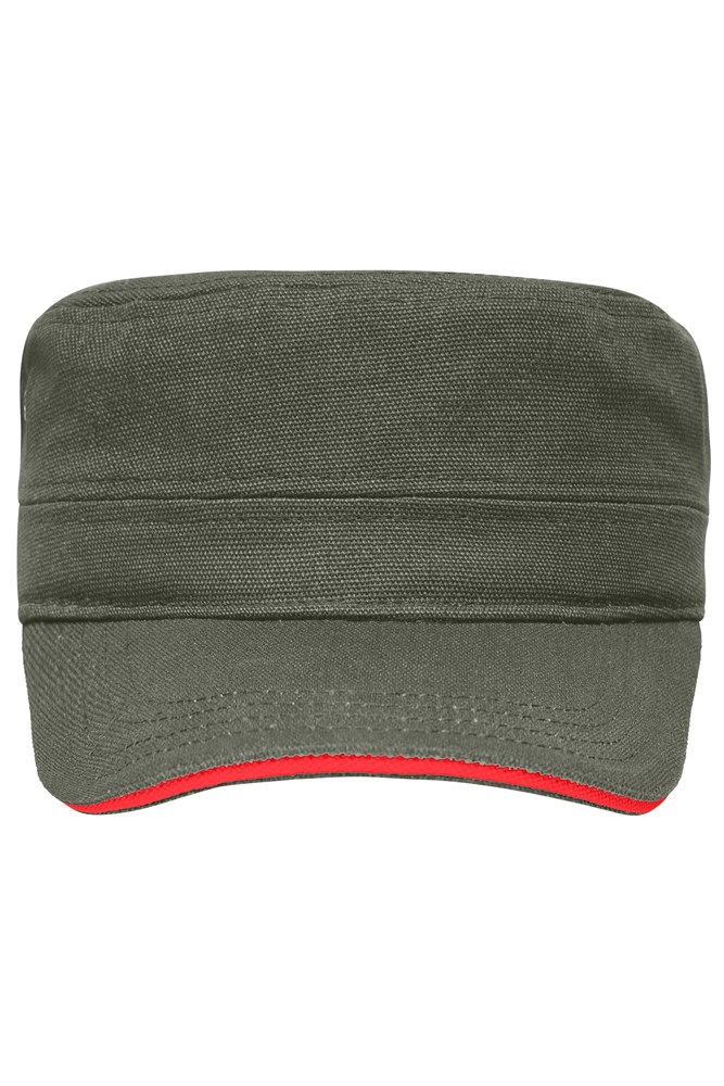 Olive/red (ca. Pantone 7497C
200C)
