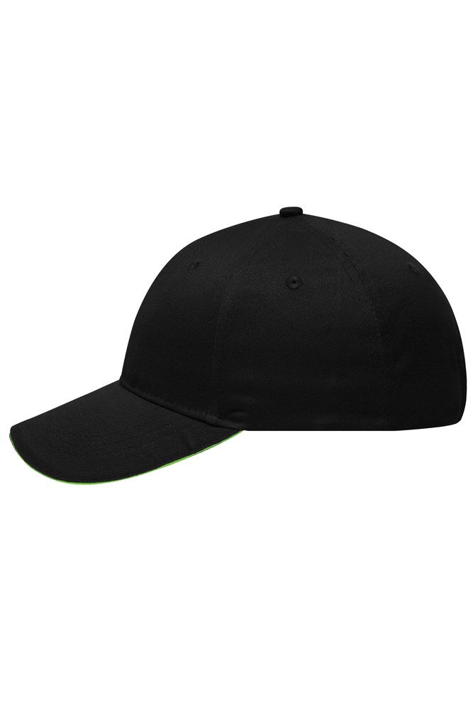 6 Panel Brushed Sandwich Cap