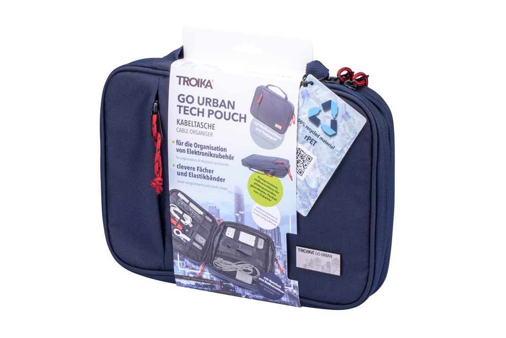 TROIKA Kabeltasche GO URBAN TECH POUCH