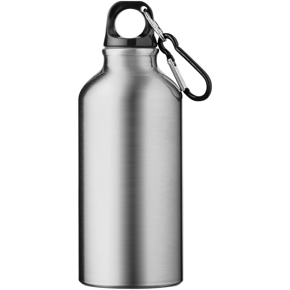 Oregon 400 ml Aluminium Trinkflasche mit Karabinerhaken