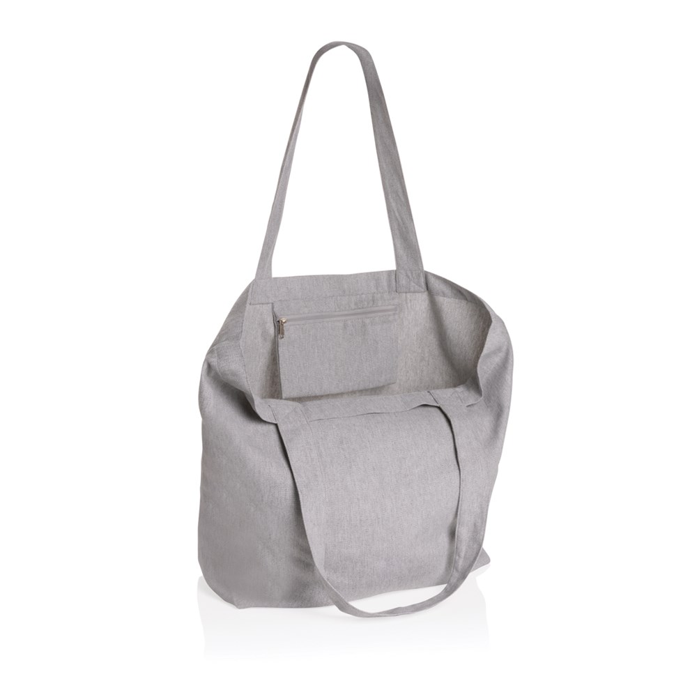 Impact Aware™ 240g/m² rcCanvas Shopper + Tasche, ungefärbt