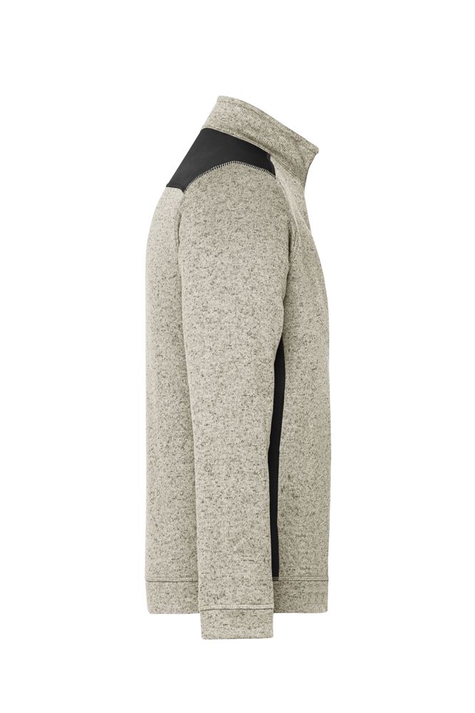 Men's Knitted Workwear Fleece Half-Zip - STRONG -