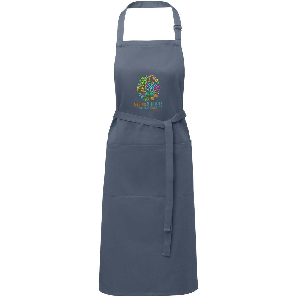 Andrea 240 g/m² Schürze mit verstellbarem Nackenband