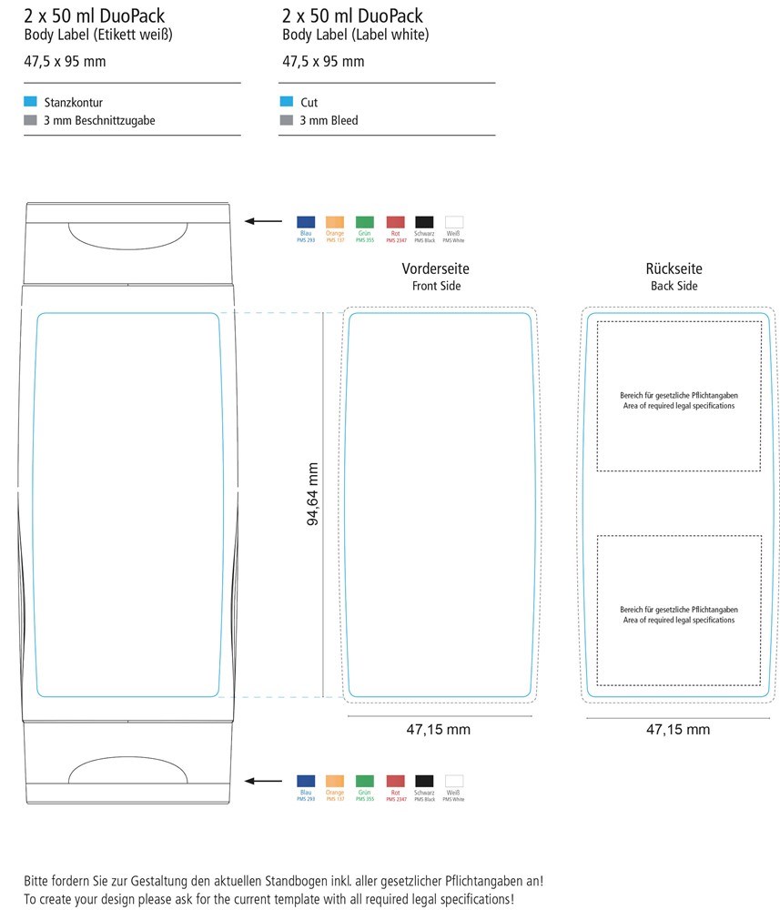 DuoPack Sonnenmilch LSF 50 (sens.) + Handreinigungsgel (2 x 50 ml), BL