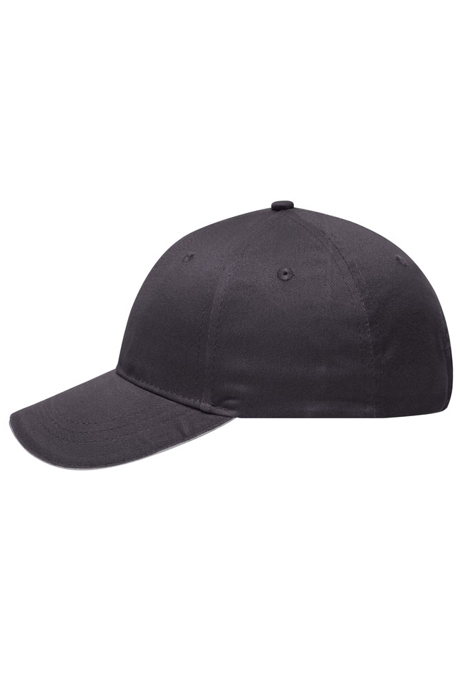 6 Panel Brushed Sandwich Cap